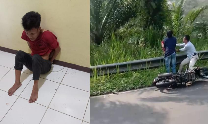 Personel Polsek Sindang Dataran Gagalkan Aksi Begal di Kecamatan Binduriang 