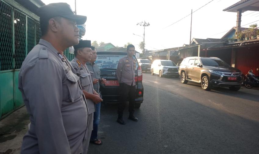 Kegiatan Pengamanan Salat Iduladha oleh Polsek Lebong Tengah