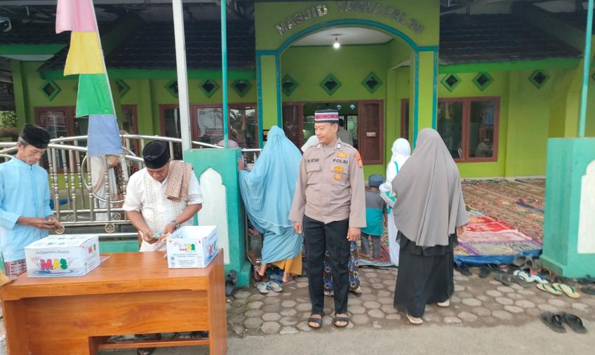 Polsek Lais Laksanakan Pengamanan Salat Iduladha 1444 H