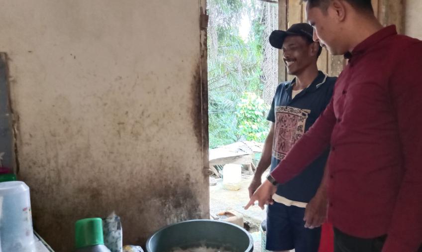 Giat Imbangan Ops Antik, Polsek Padang Jaya Larang Jual Miras