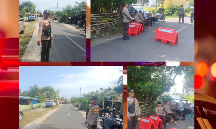 Polsek Kota Manna Laksanakan Patroli Dialogis dan Pengamanan Doa Bersama Lintas Agama 
