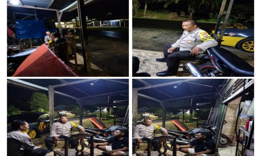 Berikan Rasa Aman, Polsek Muara Bangkahulu Patroli Dialogis di Sekitar Wilayah Hukum 