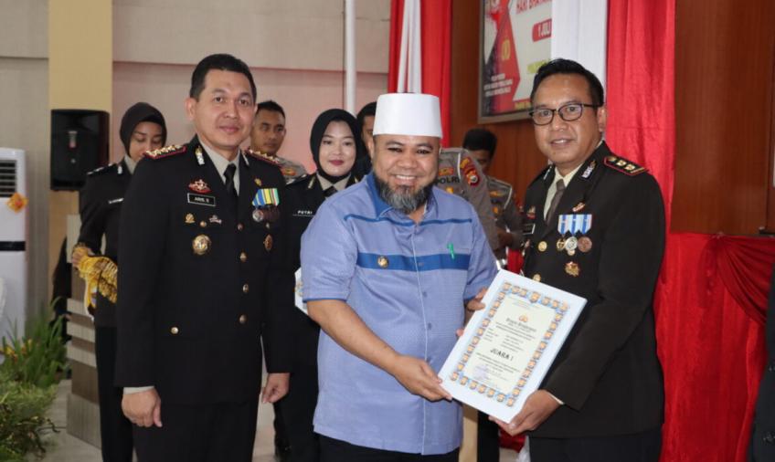 Polresta Bengkulu Gelar Syukuran Hari Bhayangkara Ke-77