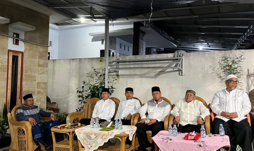 Kapolresta Bengkulu Hadiri Tabliq Musibah Malam Ke 3 di Rumah Almarhum Bripka M. Ramli