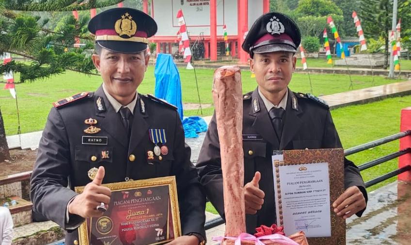 Polsek Padang Jaya Juara 1 Kebersihan Mako Tingkat Polres Bengkulu Utara 