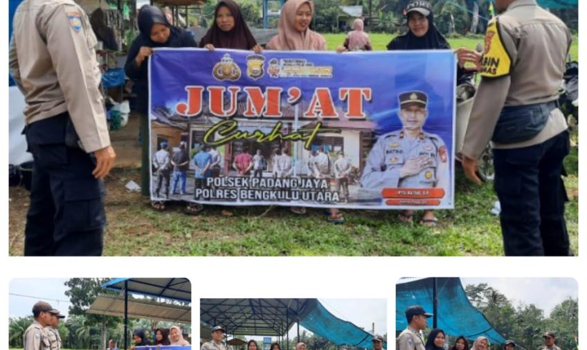 Rekatkan Polisi dengan Masyarakat, Polsek Padang Jaya Gelar Program Jumat Curhat
