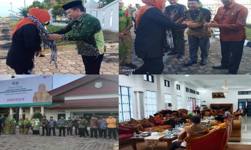 Polresta Bengkulu Pengamanan Kedatangan Gubernur Jawa Timur Khofifah  