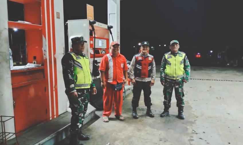 Sinergitas TNI-Polri, Polsek Lais dan Koramil Lais Laksanakan Patroli Bersama