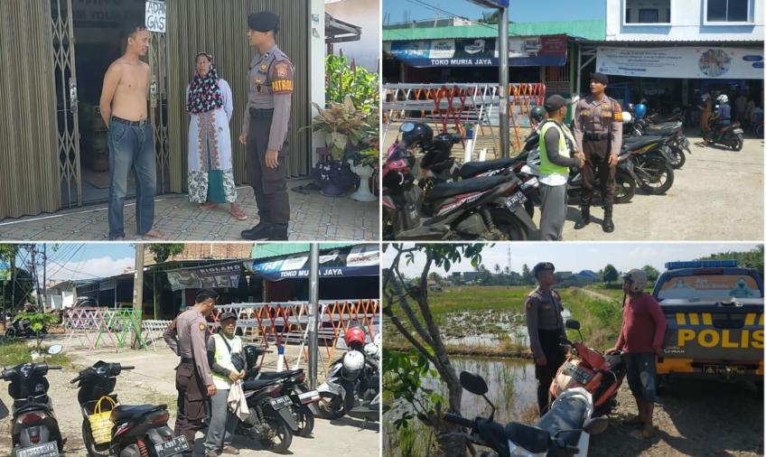 Patroli Mobiling, Sat Samapta Polresta Bengkulu Sambangi Warga Samapaikan Imbaun Kamtibmas