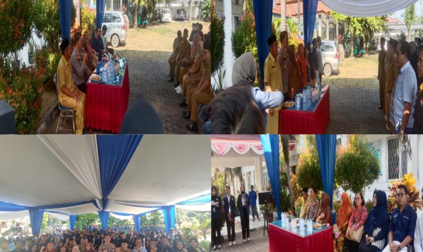 Polsek Kampung Melayu Hadiri Upacara Penerimaan Mahasiswa KKN UNIB Periode 100