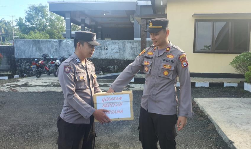 Indahnya Berbagi, Polsek Giri Mulya Gelar Sedekah Bersama