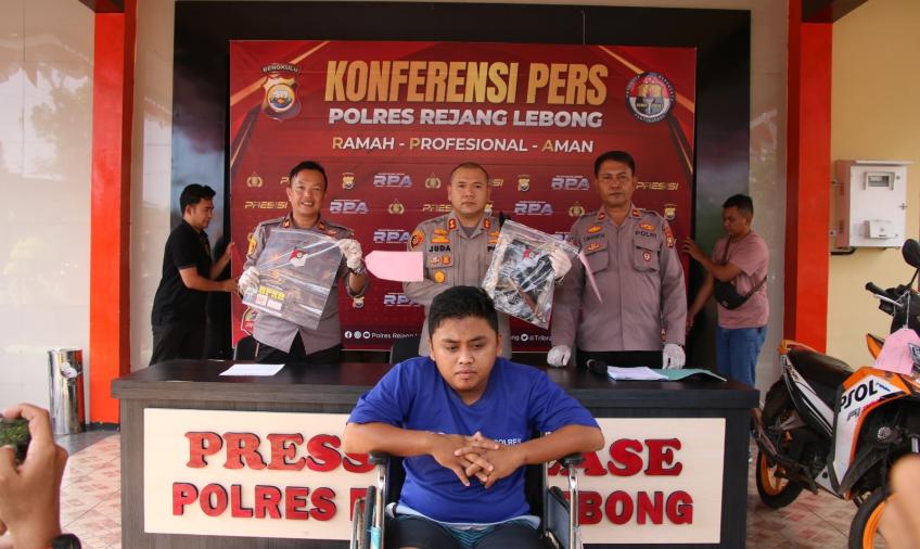 Begal 32 TKP Dilumpuhkan Polres Rejang Lebong