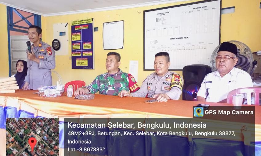 Bhabinkamtibmas Polek Selebar Hadiri Penyuluhan Harkamtibmas Dit Binmas Polda Bengkulu