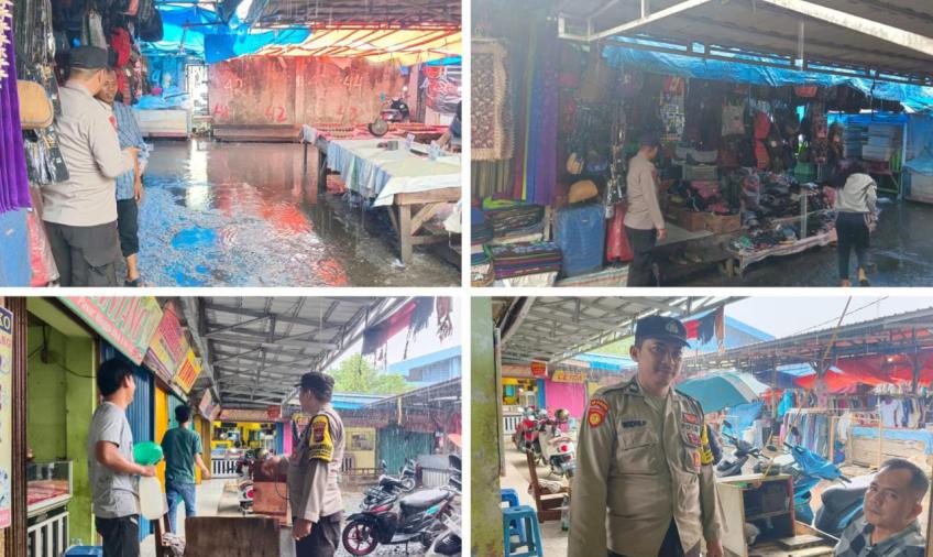 Patroli, Polsek Ratu Samban Sasar Pedagang dan Pengunjung Pasar