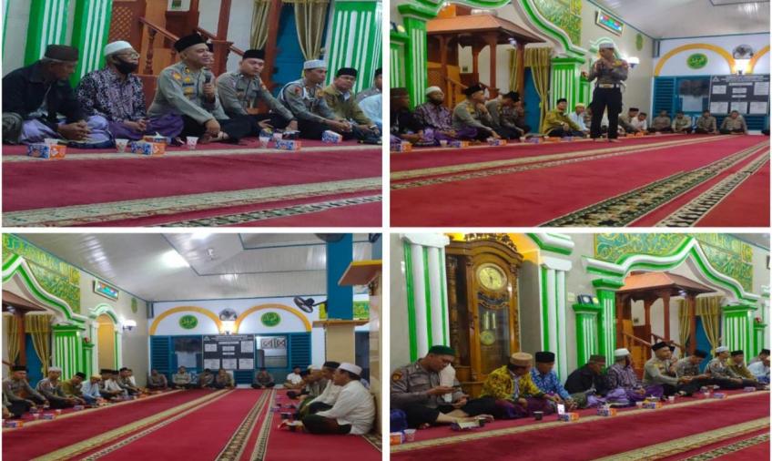 Polresta Bengkulu Gelar Subuh Keliling di Masjid AL-Hijrah Kelurahan Lempuing