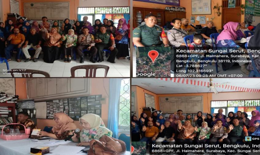 Bhabinkamtibmas Kelurahan Surabaya Hadiri Sosialisasi Pembentukan Kampung KB