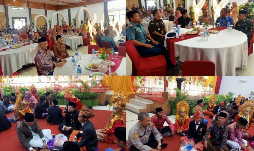 Polsek Ratu Agung Hadiri dan Lakukan Monitoring Kegiatan Pembukaan Nikah Masal