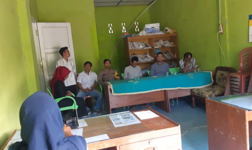 Kapolsek Pino Hadiri Seleksi Penjaringan Calon Perangkat Desa Air Tenam