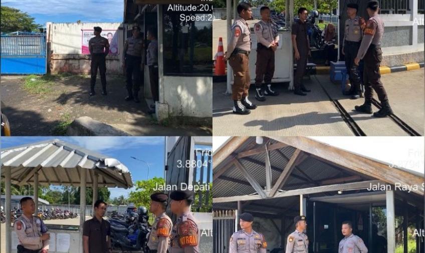 Sat Samapta Polresta Bengkulu, Patroli Mobiling di Kawasan Industri 