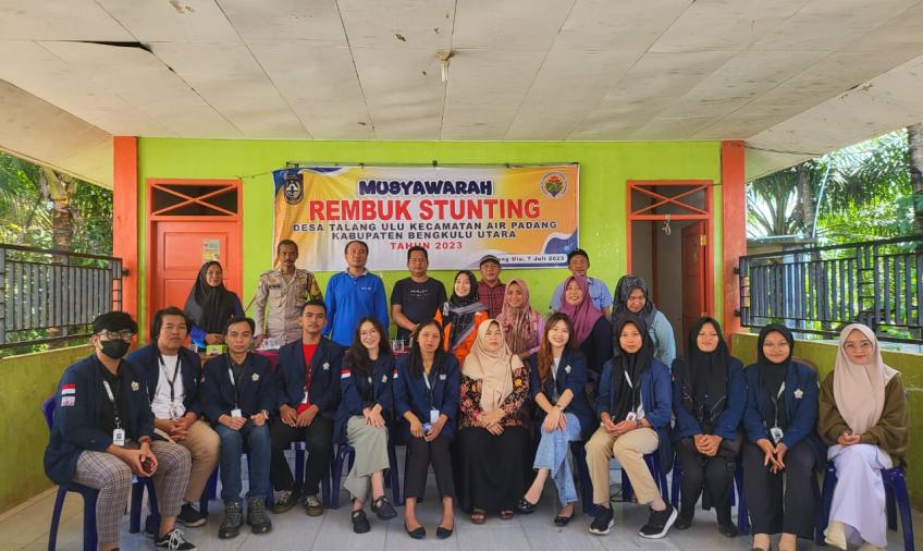 Dukung Percepatan Penurunan Stunting, Polsek Lais Hadiri Rembug Stunting