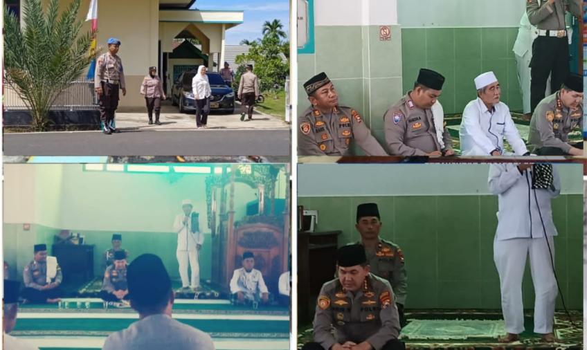 Berikan Rasa Aman, Polsek Muara Bangkahulu Laksanakn Pengamanan Salat Jumat dan Jumat Curhat Bersama Kapolresta