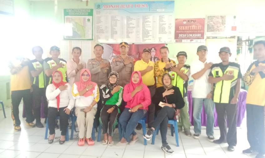 Jumat Curhat di Desa Lokasari, Wakapolres Lebong Ingatkan Bahaya Hoax Jelang Tahun Politik 2024