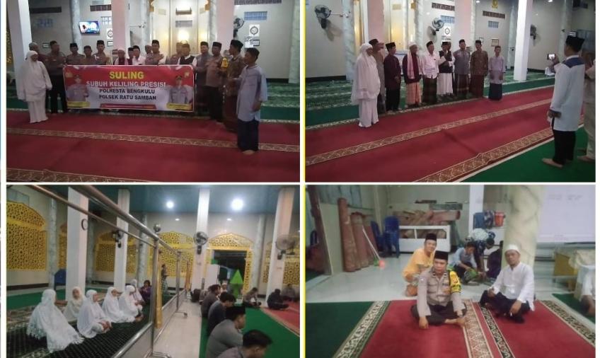 Dengarkan Keluhan Masyarakat, Polresta Bengkulu Rutin Gelar Subuh Keliling