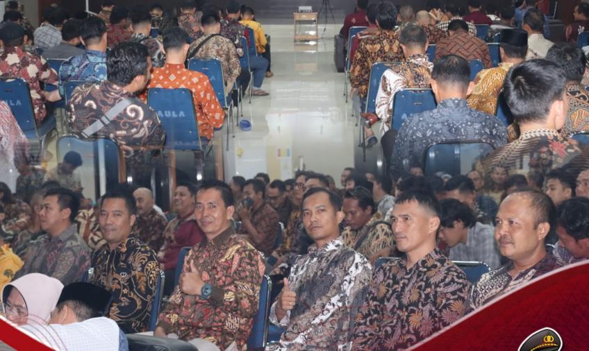 Polresta Bengkulu Ikuti Nobar Wayang Kulit di Mabes Polri Melalui Zoom Meeting