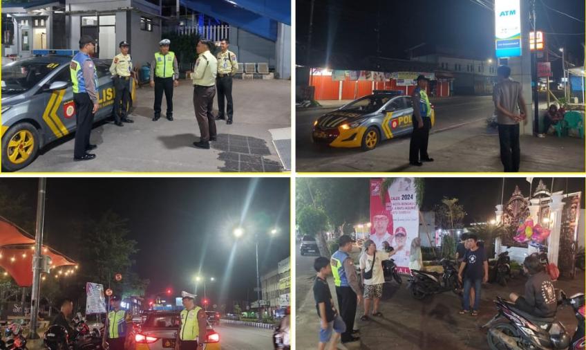 Jaga Keamanan, Personel Polsek Ratu Samban Patroli Keliling