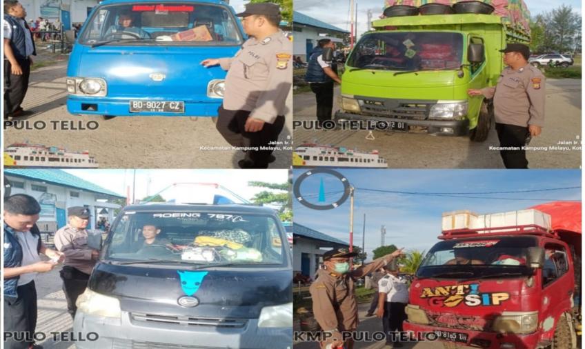Cegah Gangguan Kamtibmas, Polsek KSKP Pulau Baai Patroli dan Monitoring Keberangkatan dan Kedatangan Kapal