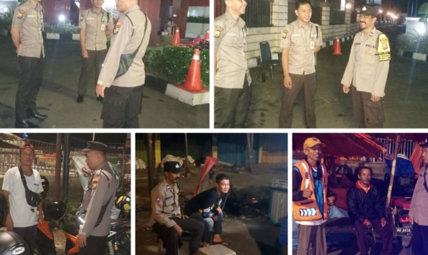 Polsek Ratu Samban Patroli Keliling, Jaga Situasi Kamtibmas  