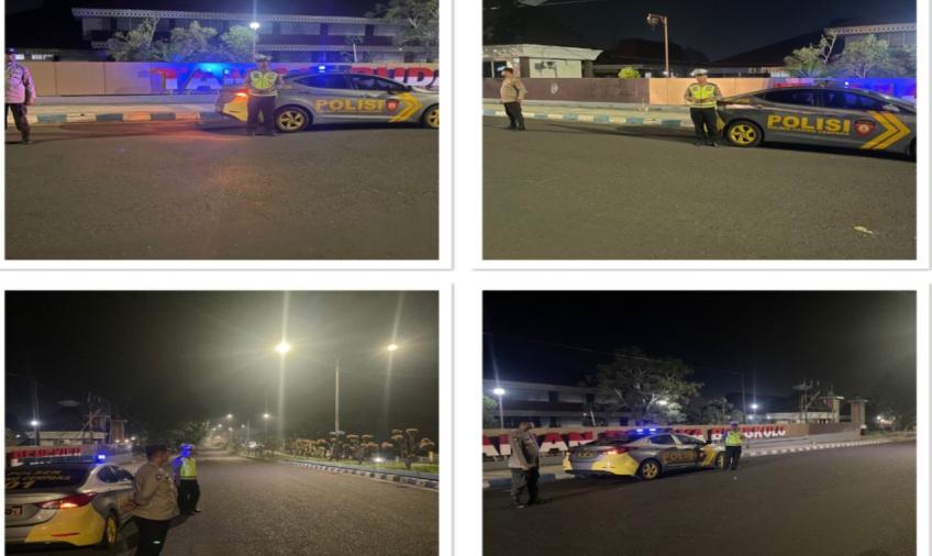 Patroli, Polsek Gading Cempaka Pantau Kamtibmas di Sekitar Taman Budaya 