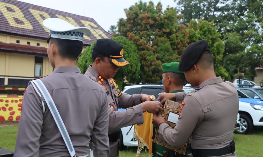 Polres Lebong Apel Gelar Pasukan Ops Patuh Nala 2023