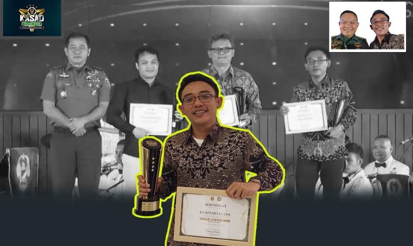 Selamat! Media Anggota SMSI Bengkulu Klikwarta.com Menangkan KASAD Award 2023 Kategori Inovasi Digital