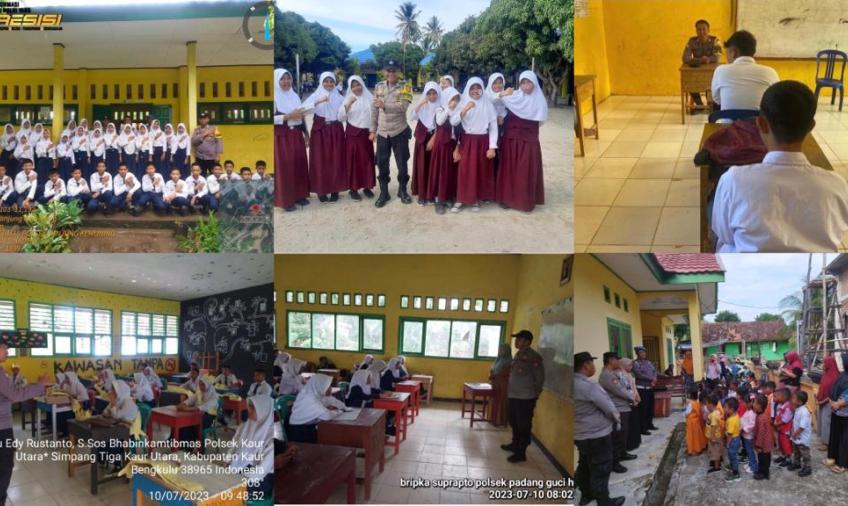 Polres Kaur dan Polsek Jajaran Gelar Police Go To Schoool 