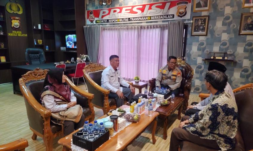 Jalin Sinergitas Dalam Rangka Mewujudkan Pemilu Damai, Kapolres BS Terima Kunjungan KPU BS
