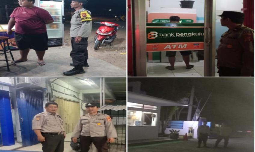 Bhabinkamtibmas Polsek Kampung Melayu Patroli Dialogis dan Sambangi Objek Vital