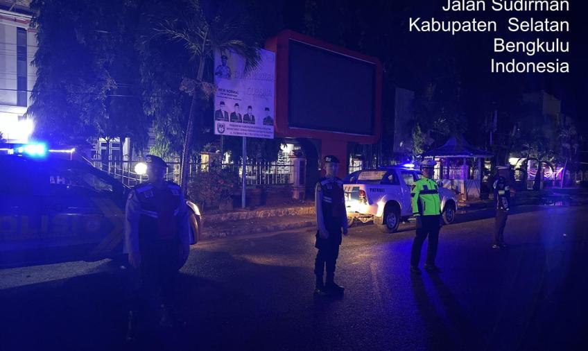 Sat Lantas Polres BS Patroli Antisipasi Balap Liar dan Knalpot Racing