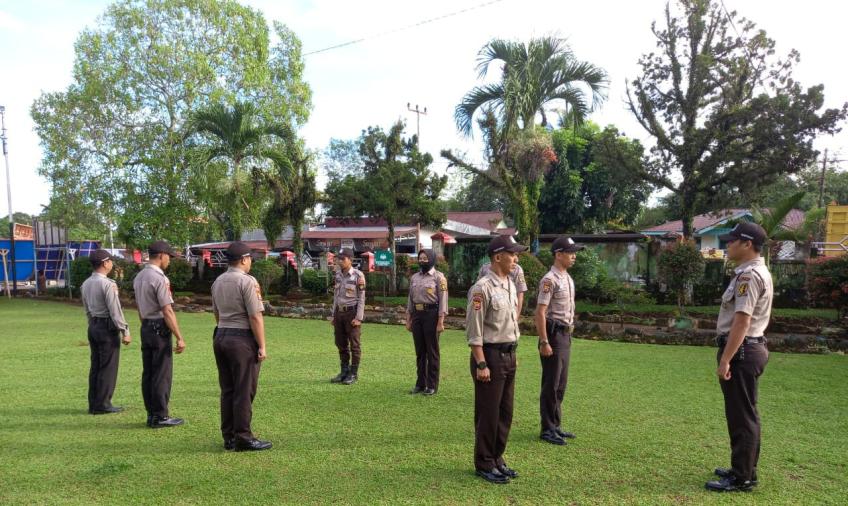 Tingkatkan Kemampuan, Satpam Satbinmas Latih Satpam RSUD Arga Makmur