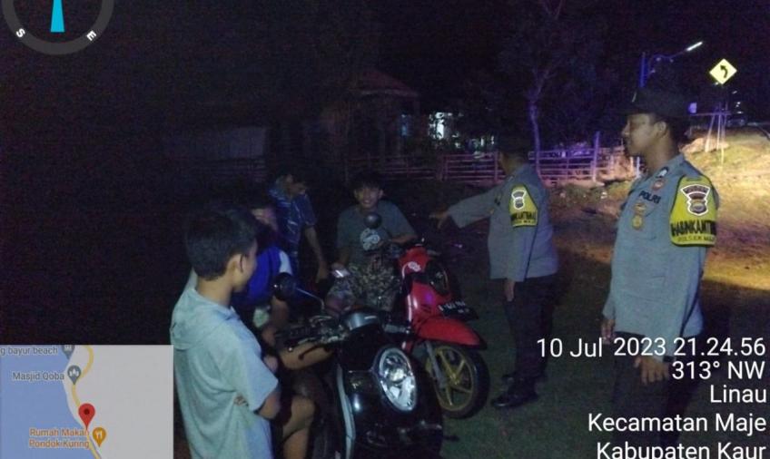 Antispasi 3C, Polsek Maje Patroli KRYD Sampaikan Imbauan Kamtibmas