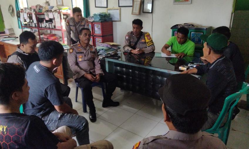 Quick Respon, Polsek Lais Amankan dan Mediasi Aksi Protes Pemuda Lubuk Gedang