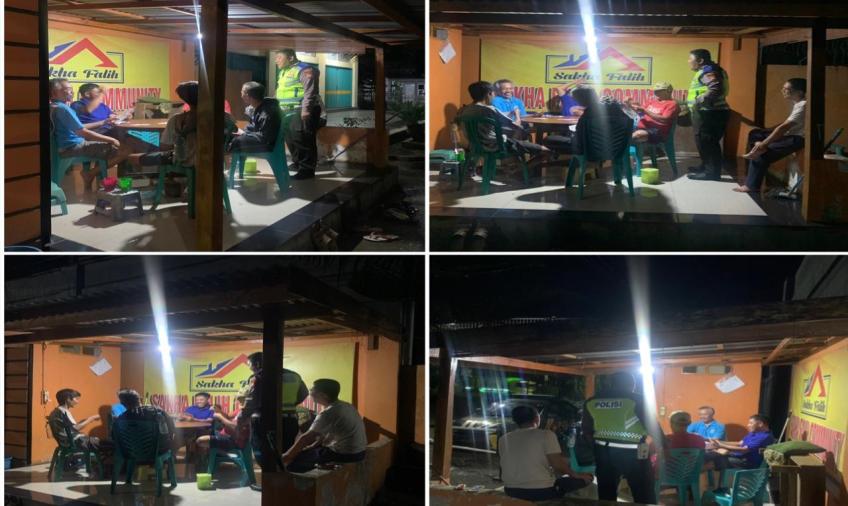 Berikan Rasa Aman kepada Warga Diwilayah Hukum, Polsek Muara Bangkahulu Patroli Keliling