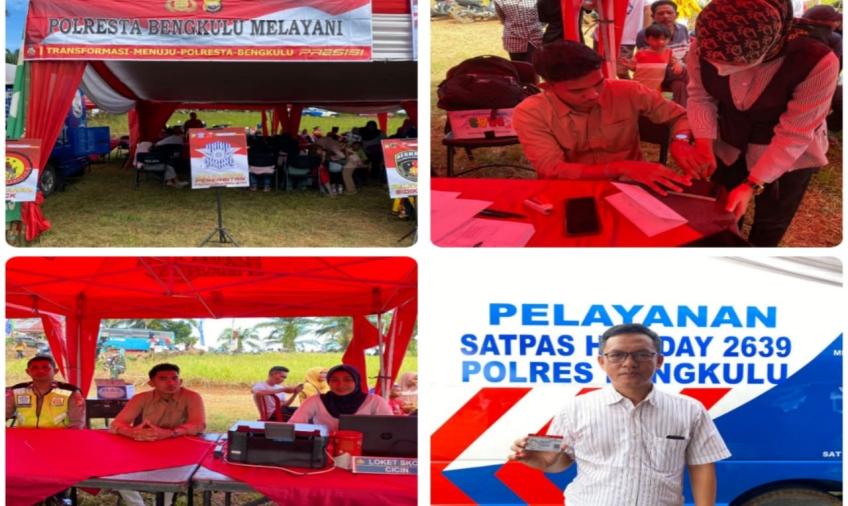 Polresta Bengkulu Kembali Gelar Pelayanan On The Spot