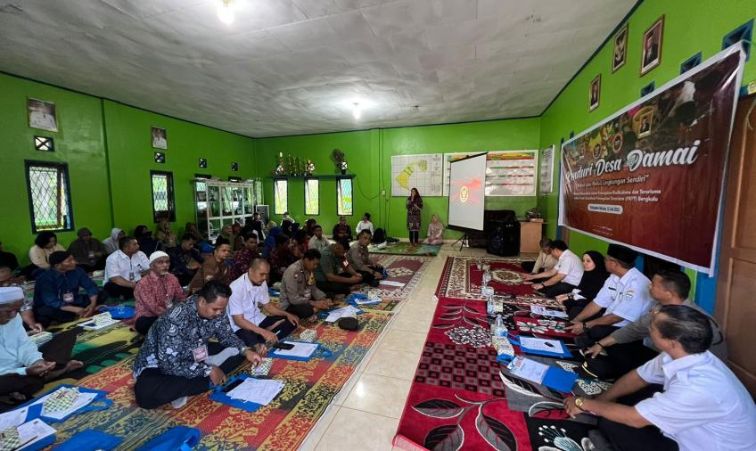 BNPT dan FKPT Bengkulu Gelar Kenduri Desa Damai di Seluma, Libatkan Masyarakat Cegah Radikalisme