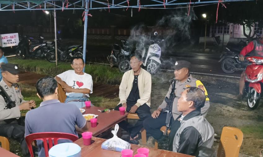 Patroli Dialogis di Wilayah Hukum, Kapolsek Sampaikan Imbaun Ini 