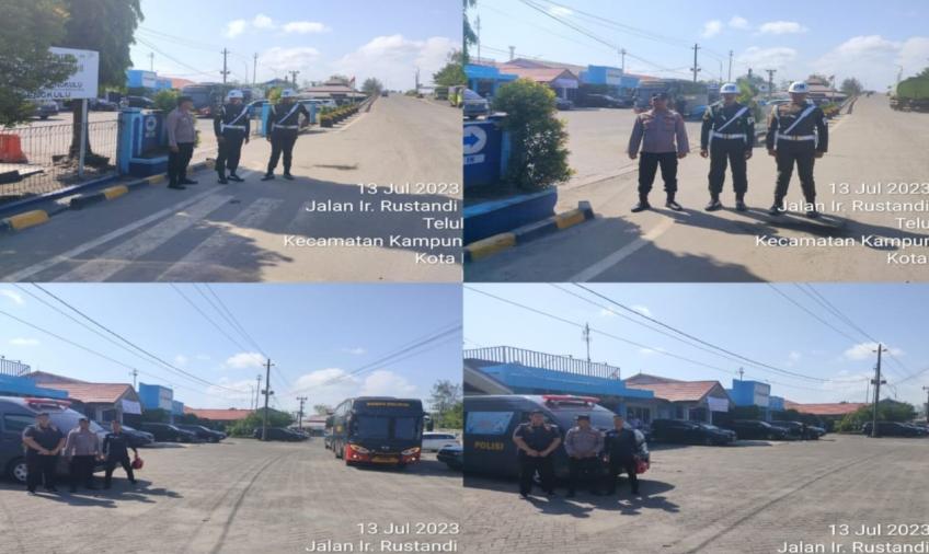 Personel KSKP Pulau Baai, Laksankan Pengamanan Kunjungan Rombongan SSDN Lemhanas RI