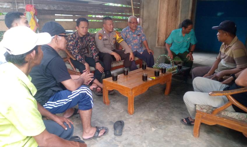 Bhabinkamtibmas Kelurahan Betungan, Tinjau Lokasi Bedah Rumah