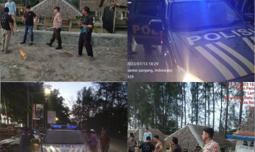 Sat Samapta Polresta Bengkulu, Amankan Terduga Pelaku Pemalakan di Pantai Panjang