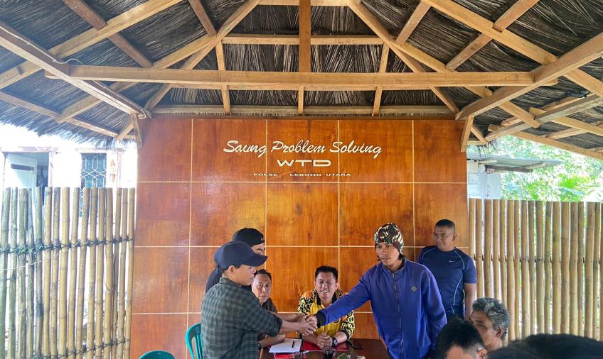 Polsek Lebong Utara Gelar Restoratif Justice Kasus Pengeroyokan