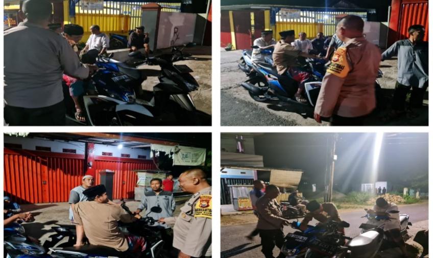 Ciptakan Situasi Kamtibmas, Polsek Muara Bangkhulu Gelar Patroli